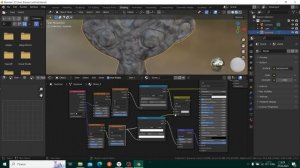 Материал камня в  Blender 3D