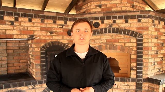 Барбекю комплекс из кирпича ручной формовки от Печника Тульского. смотреть онлайн