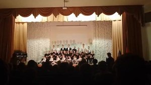 В осеннем парке городском...