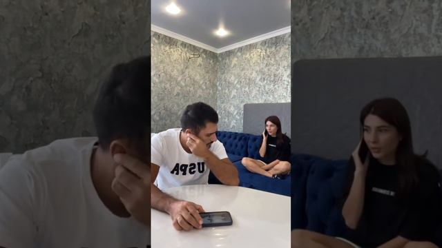 РАЗГОВАРИВАЮ С ПОДРУГОЙ|ЧТО ПОДУМАЛ МУЖ?🧐😂 #юмор#смех#пранк#семейныйвлог#саркис#жизнь#эка
