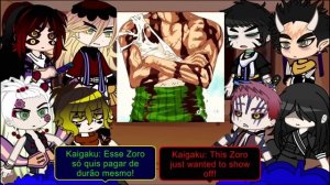 UpperMoons React to Roronoa Zoro as New Hashira || One Piece || Gacha React