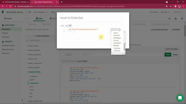 007 - Insert document vào MongoDB смотреть онлайн