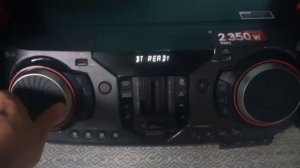 (Mini system) (LG cl87) (xboom) (de 2350rms de) potência as funções DJ