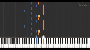 Arrival of the Birds - The Cinematic Orchestra \\ Synthesia Piano Tutorial