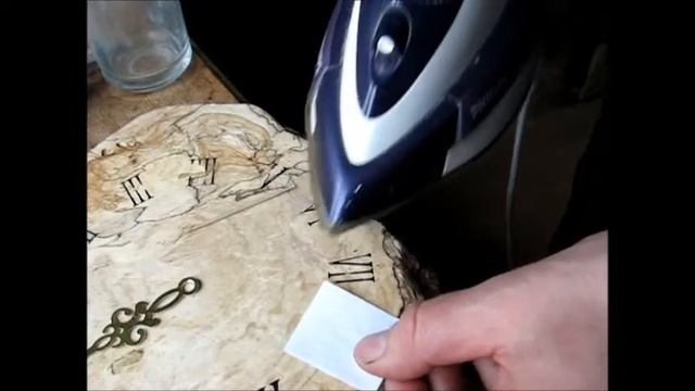 самодельные настенные часы из березы