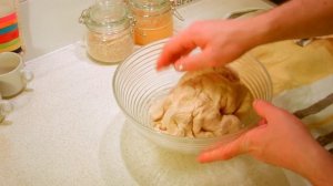 Хлеб из пшеничной и цельнозерновой муки в духовке