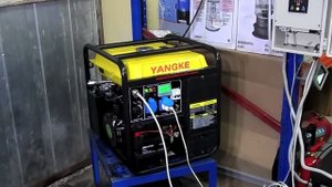 Генератор с автозапуском YK9900 ATS - работа АВР