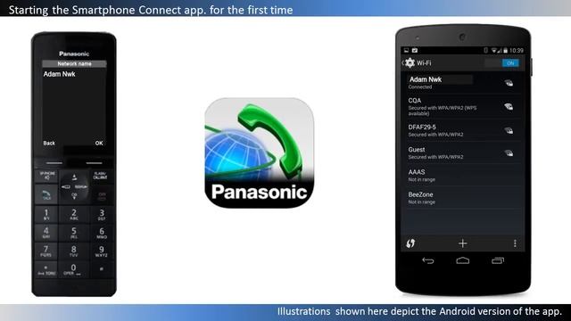 Panasonic - Telephones - KX-PRW120, KX-PRW130 - How to use the Smartphone Connect app. смотреть онлайн