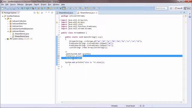 Java 8 Stream Operations смотреть онлайн