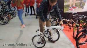 Русский Brompton. Novatrack TG-16 на выставке Велопарк