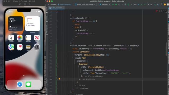 How to Customise Flutter Stepper Buttons смотреть онлайн