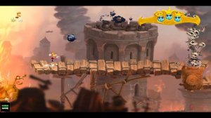 Rayman Legends РОК ЗАМОК, музыкальный уровень. Rayman Legends castle rock.