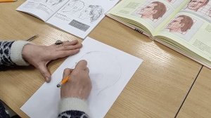 Мастер-класс из цикла «Учусь рисовать». Рисунок «Голова человека в профиль».