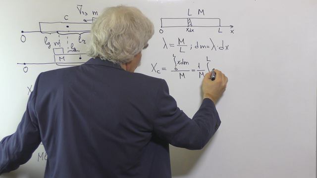 Механика Лекция 7 часть 3 Пример задачи на нахождение центра масс в неоднородном теле смотреть онлайн