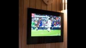 Установка встраиваемого телевизора в бане AVEL AVS245SMBF