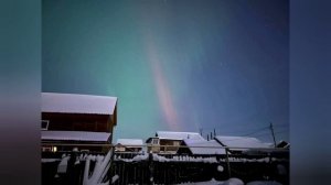 Северное сияние, вызванное сильной магнитной бурей, уже пришло в Сибирь и на Дальний Восток