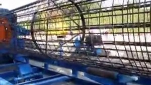 Автоматическое изготовление каркасов свай, станок КБС 1500-02.mpg