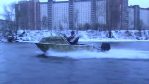 Катер Беркут 510 Полурубка.MPG