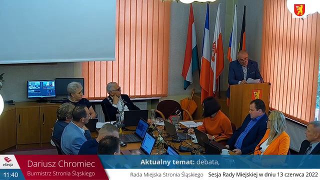 LII Sesja Rady Miejskiej Stronia Śląskiego - 13.06.2022 godz. 10.00 смотреть онлайн
