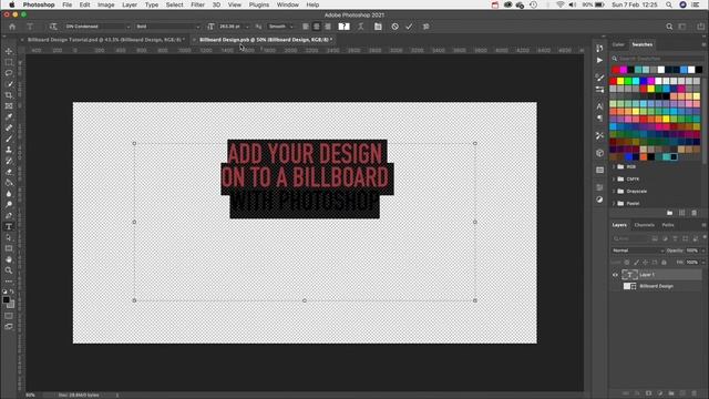How to Mockup a Billboard Design in Photoshop - Easy & Quick Tutorial смотреть онлайн