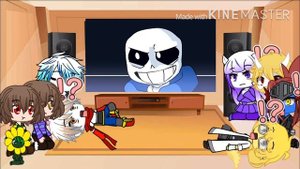Undertale react to Sans vs Jevil||Link in the Description