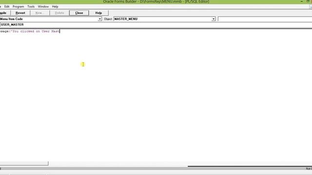 How to design and build Menu in Oracle Form Builder смотреть онлайн