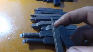 Резцы, которые я использую на токарном станке.