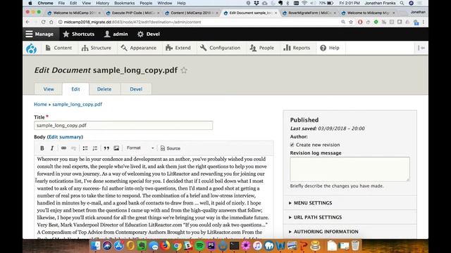 Drupal 8 Migrate: Taming the wild west and learning new tricks
