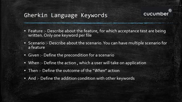 3. Cucumber Framework || BDD || Keywords in Gherkin Language. смотреть онлайн