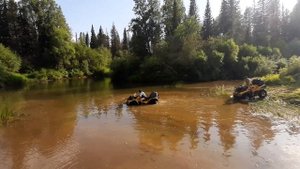 УТОПИЛИ КВАДРОЦИКЛ В РЕКЕ, УТОПИЛИ КВАДРИК BRP В РЕКЕ!!! КВАДРОЦИКЛ BRP
