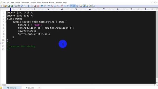 reverse string in java | java interview question смотреть онлайн