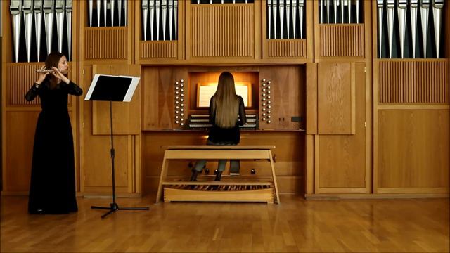 Astor Piazzola- Ave Maria Monika Pietrzak- flute, Viktoria Koshuba- organ смотреть онлайн