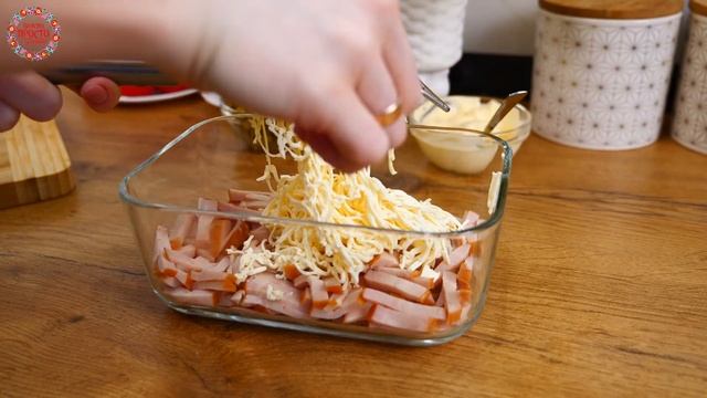 САЛАТ ТОПЧИК! Всего ЧЕТЫРЕ ингредиента и за 10 минут вкусный и простой салат у Вас на столе!