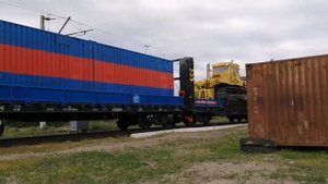 ЧМЭ3т 7153 с восстановительным поездом на ст. Поворино
