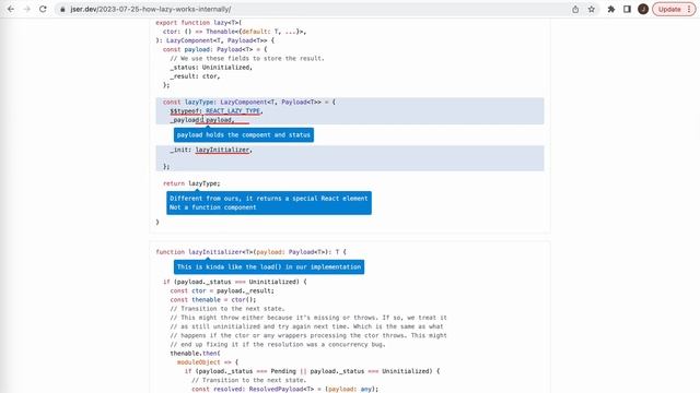 React Internals Deep Dive 34 - How lazy() works internally in React? смотреть онлайн