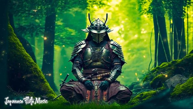 Beautiful Japanese Flute Music and Ambient Sound - Relaxing Music for Sleep, Healing, Stress Relief смотреть онлайн