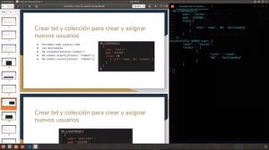 Creación de usuarios y roles de usuarios en mongodb - (parte 2)