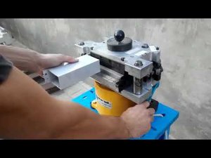 Фасадный пресс (обработка ригеля под углом)