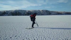 Рыбалка на Ириклинском водохранилище со льда 2019 год. Р-н ОРЛОВКИ.