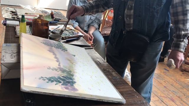 ?ФАКТУРА АКВАРЕЛИ// МАСКИРОВКИ, СОЛИ, НАБРЫЗГ //ПЕЙЗАЖ В МАРХИ смотреть онлайн