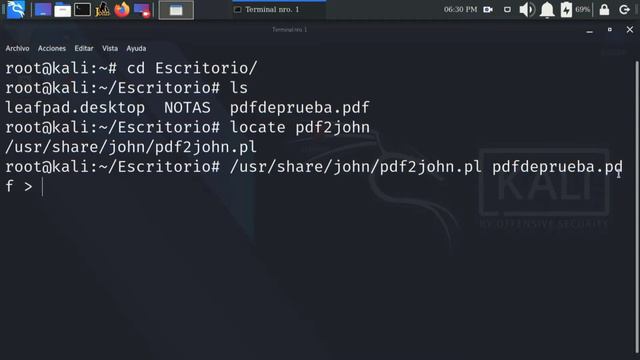 Decifrar Contraseña de PDF con John The Ripper 3 - Kali Linux 2021 смотреть онлайн