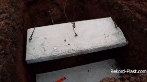 Установка погреба 2,8 метра.