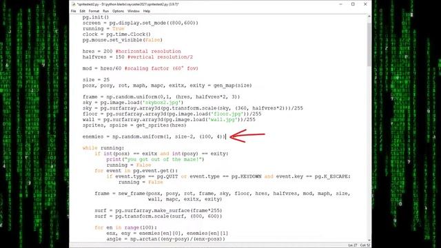 Raycasting com Sprites no Python com Pygame - Tutorial devlog смотреть онлайн