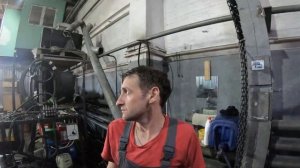 КМУ Inman IT150. 3 года крану, замена вкладышей телескопа стрелы