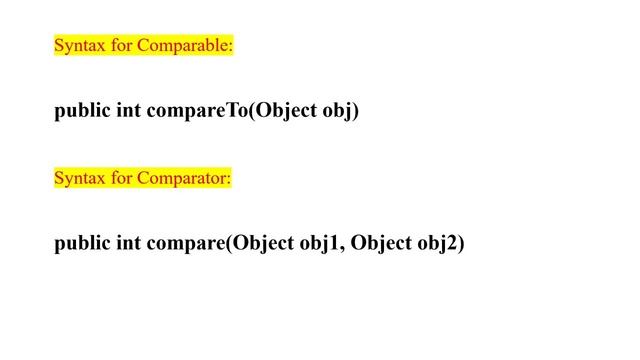 Lecture 44 : Comparable and Comparator in Java смотреть онлайн