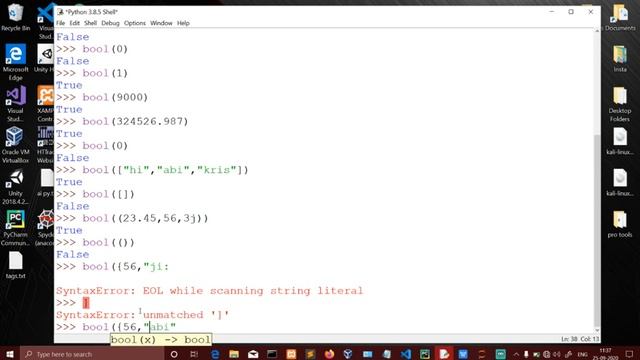 boolean data types in python (tamil) | tamil | p-9 | Quick Through