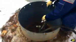 Заправка газгольдера на даче