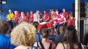 Ziriguidum samba workshop at Womad UK 2016