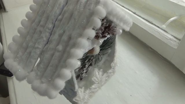 НОВОГОДНИЕ ДОМИКИ на елку/ПОДЕЛКИ СВОИМИ РУКАМИ/елочные украшения смотреть онлайн