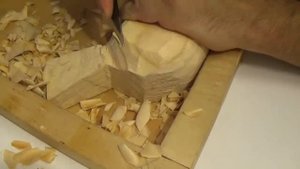 Изготовление Куксы из Пихты. Kuksa handmade